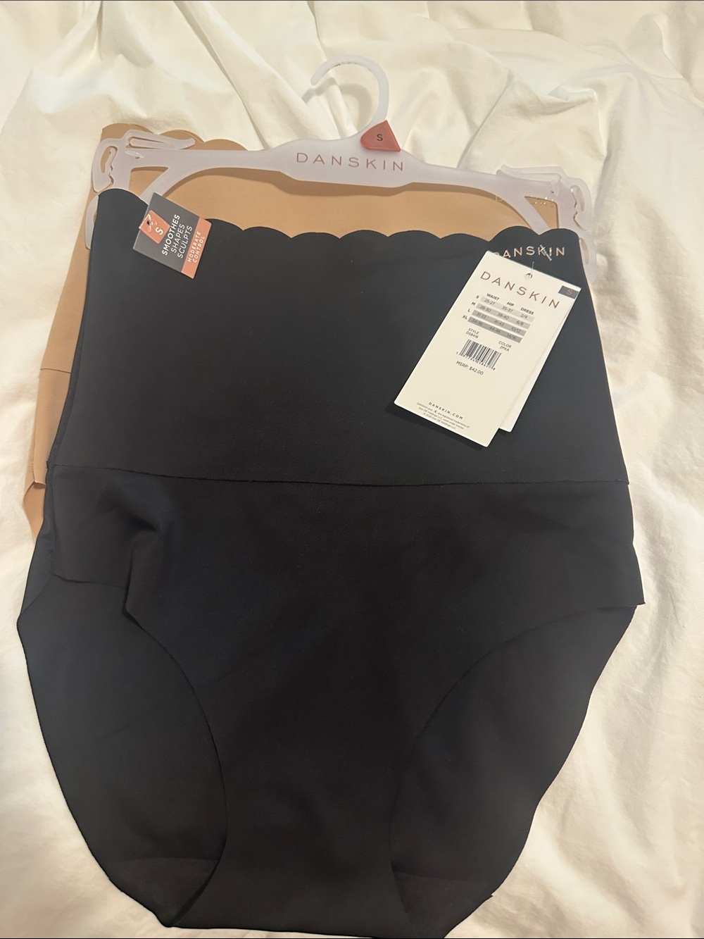Danskin High-Waist Shaping Briefs - Black (2-Pack: Black & Nude)
